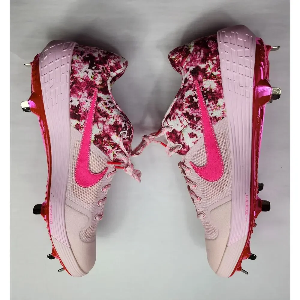 New Nike Exclusive Alpha Huarache Elite Baseball Cleats “Mother’s Day” 12